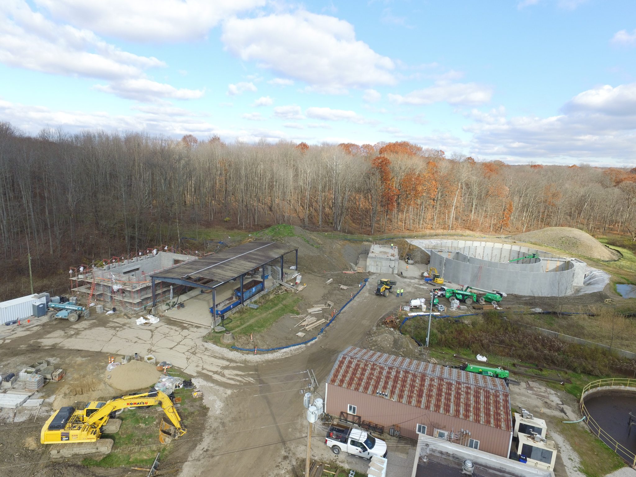 Aurora Central Waste Water Treatment Plant - KMU Trucking & Excavating